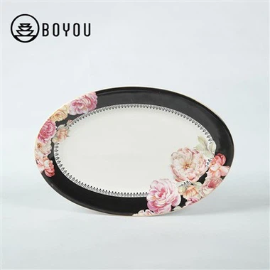 Piring Oval Keramik