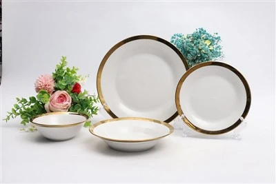 Set Peralatan Makan Pelek Emas